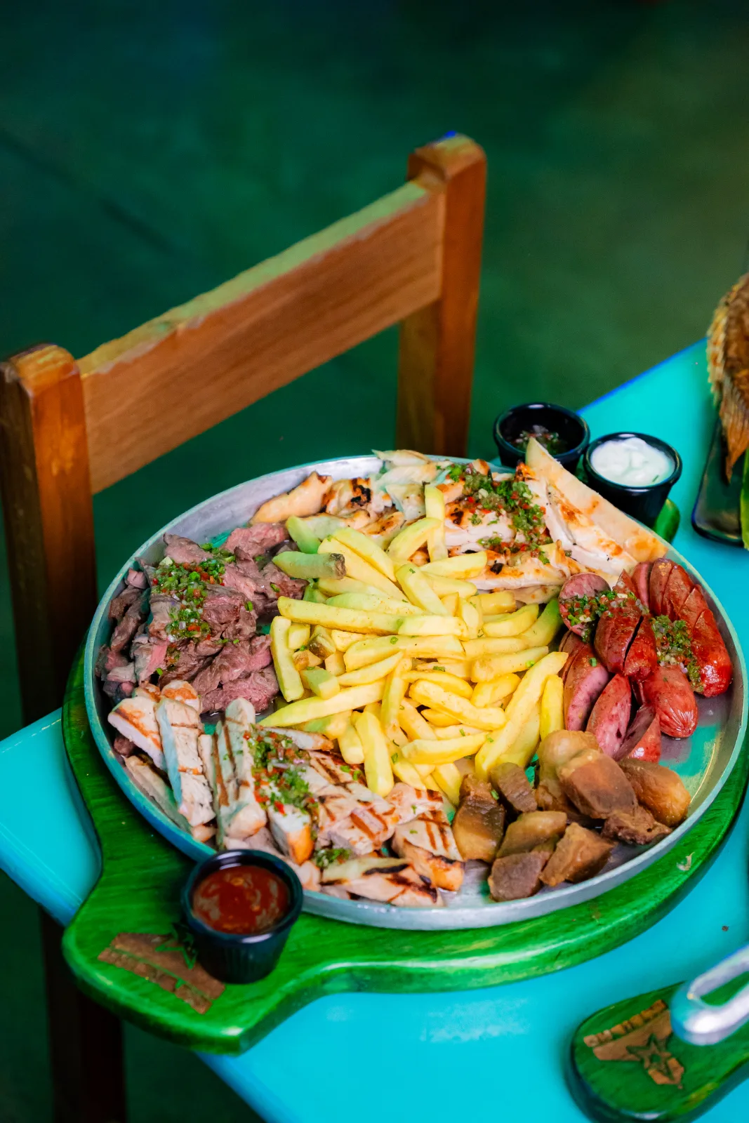 Picada parrillera para 2