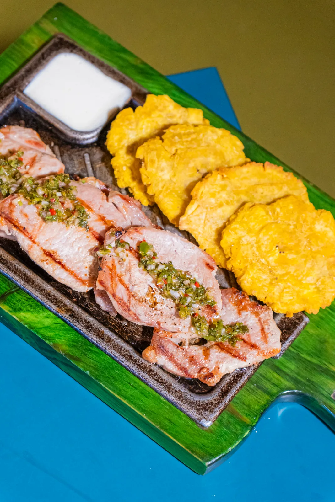 Lomo de cerdo a la parrilla